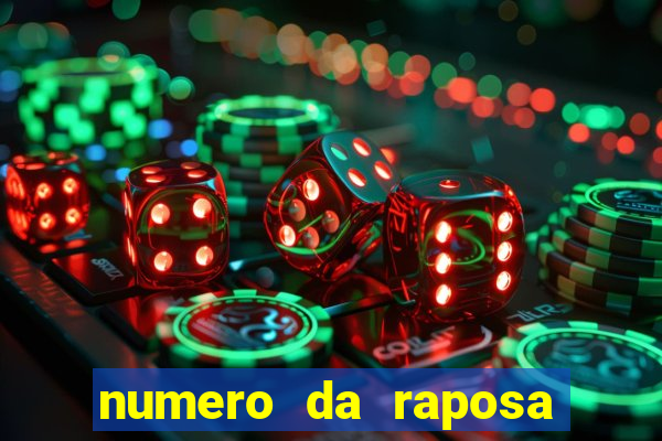 numero da raposa jogo do bicho