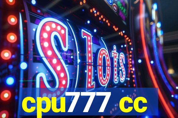 cpu777 cc