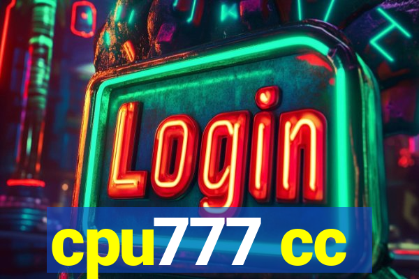 cpu777 cc