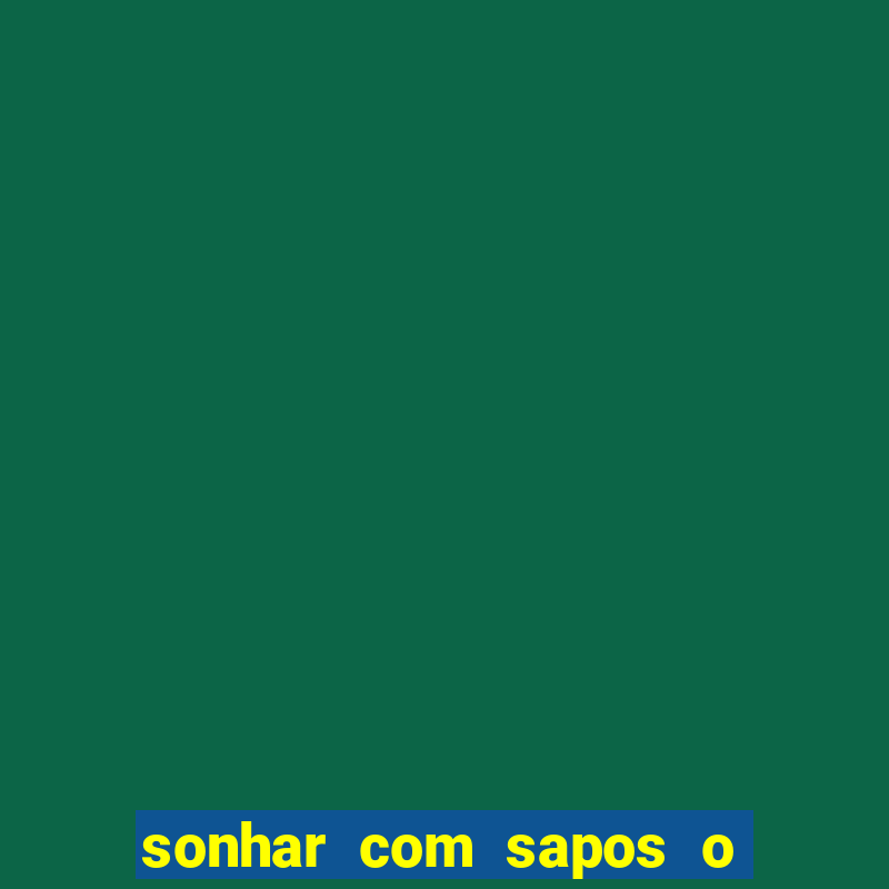 sonhar com sapos o que significa