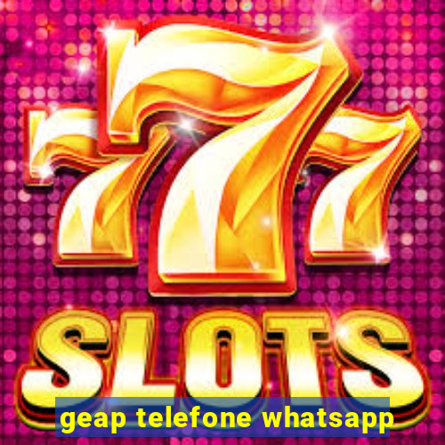 geap telefone whatsapp