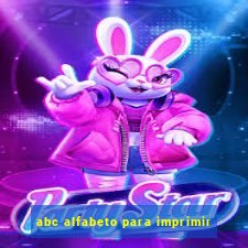 abc alfabeto para imprimir