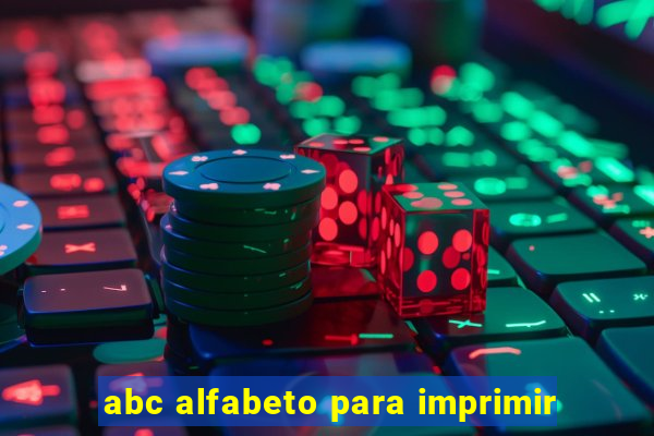 abc alfabeto para imprimir