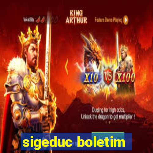 sigeduc boletim