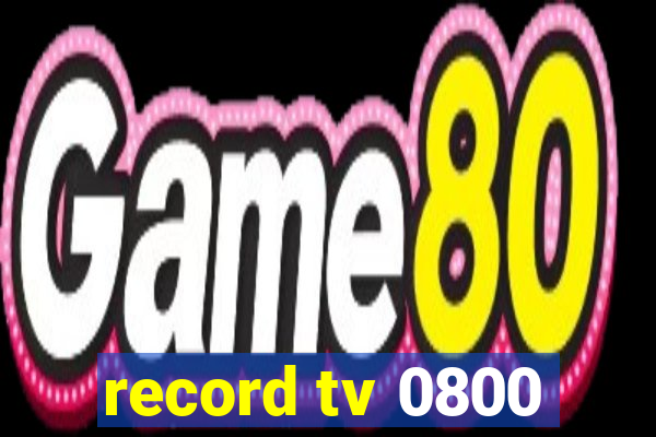 record tv 0800