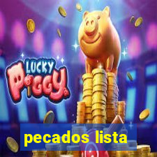 pecados lista