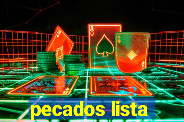 pecados lista