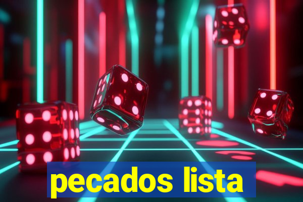 pecados lista