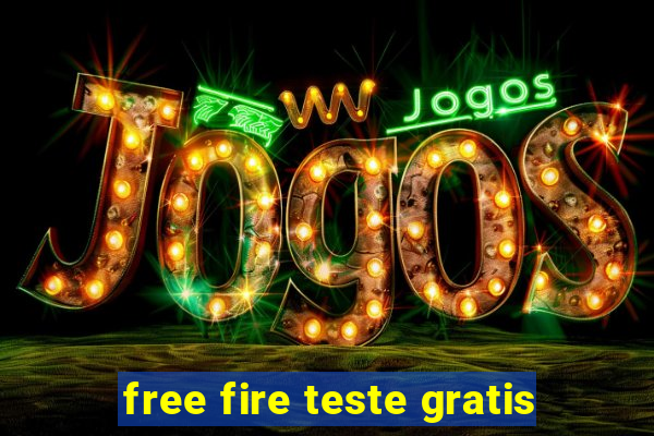 free fire teste gratis