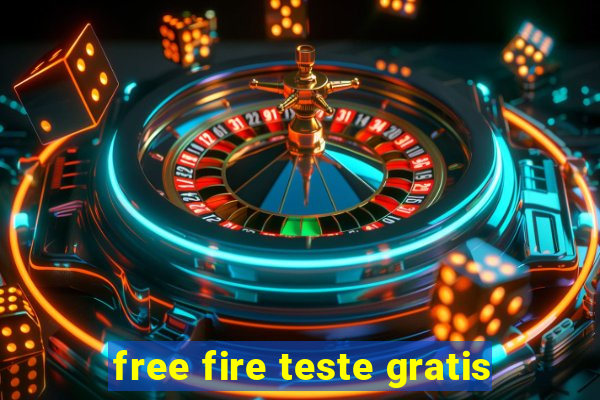 free fire teste gratis