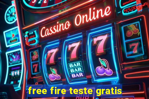 free fire teste gratis