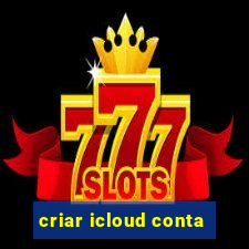 criar icloud conta