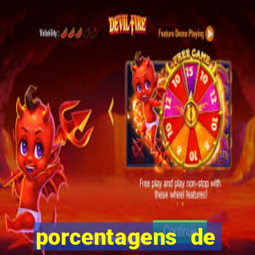 porcentagens de jogos pagantes