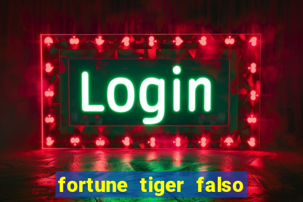 fortune tiger falso para brincar