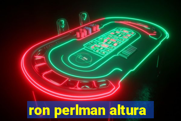 ron perlman altura