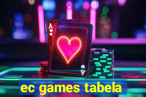 ec games tabela