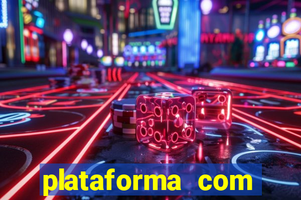 plataforma com chuva de dinheiro