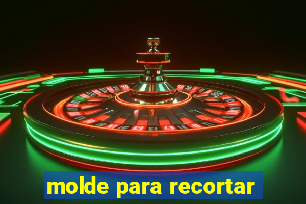 molde para recortar