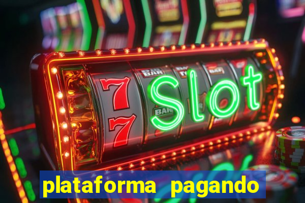 plataforma pagando bonus no cadastro