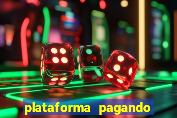 plataforma pagando bonus no cadastro