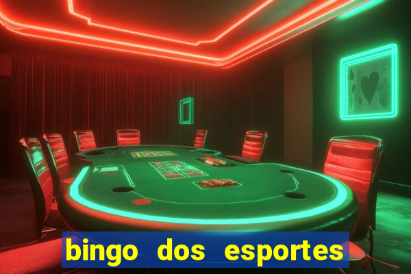 bingo dos esportes para imprimir