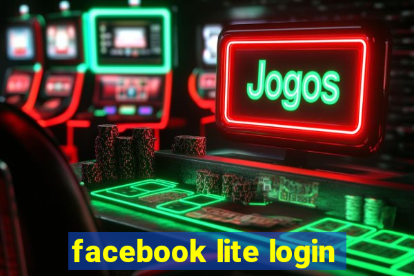 facebook lite login