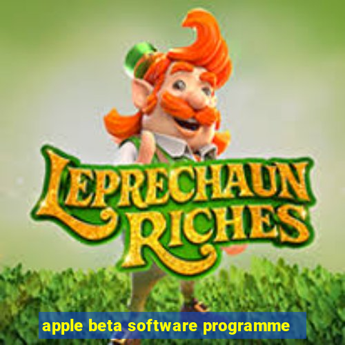 apple beta software programme