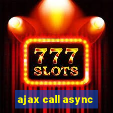 ajax call async