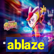 ablaze