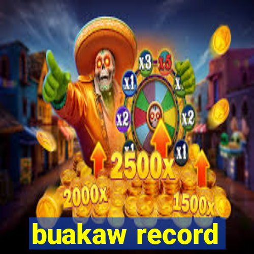 buakaw record