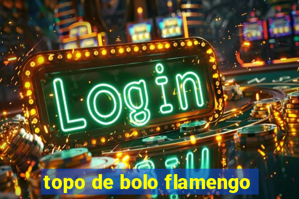 topo de bolo flamengo