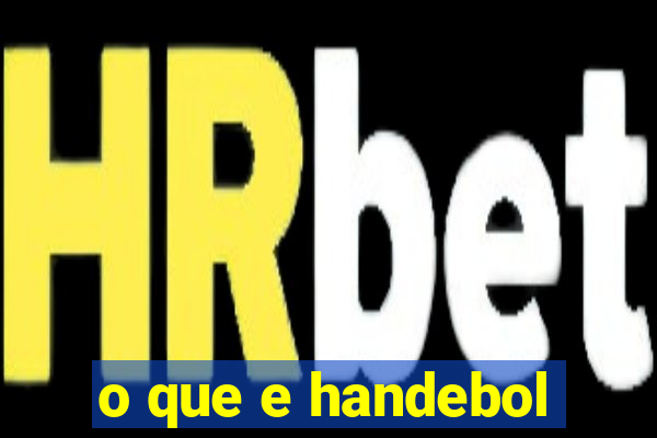 o que e handebol