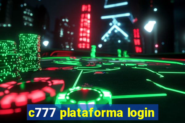 c777 plataforma login