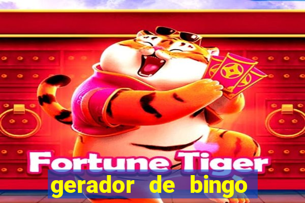 gerador de bingo cha de bebe