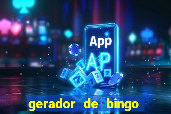 gerador de bingo cha de bebe