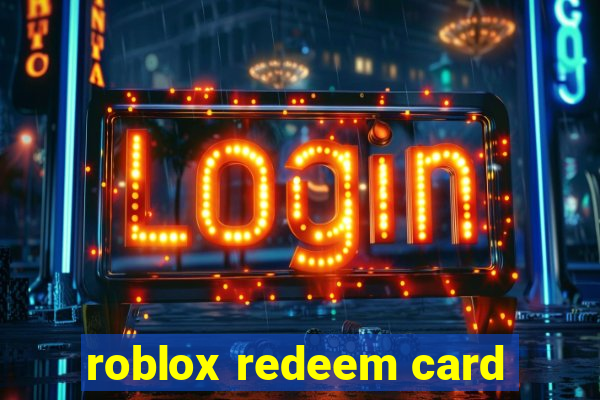 roblox redeem card