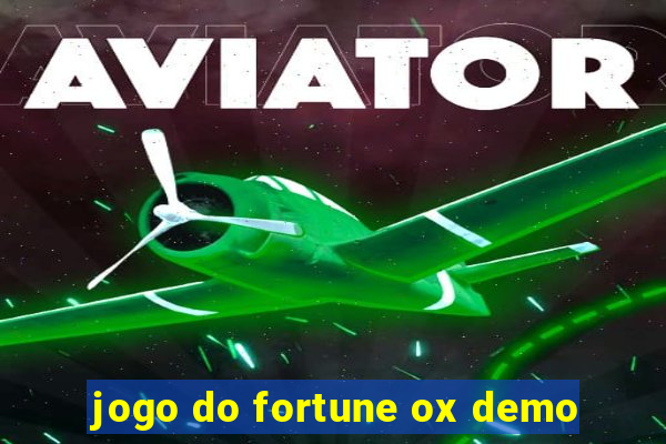 jogo do fortune ox demo