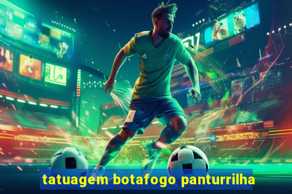 tatuagem botafogo panturrilha