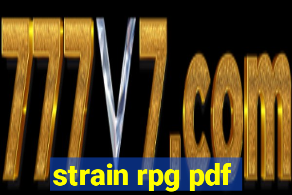 strain rpg pdf