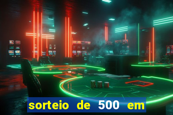 sorteio de 500 em cash toda segunda feira novibet