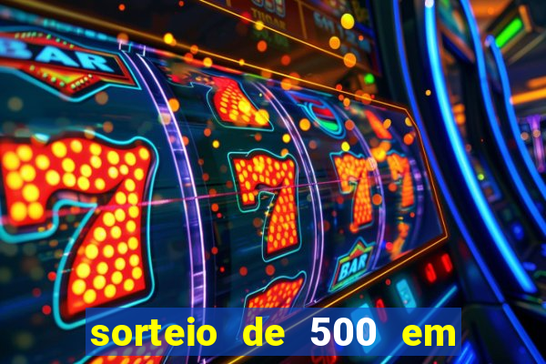 sorteio de 500 em cash toda segunda feira novibet