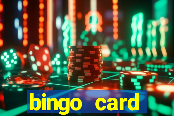 bingo card generator with pictures