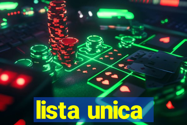 lista unica