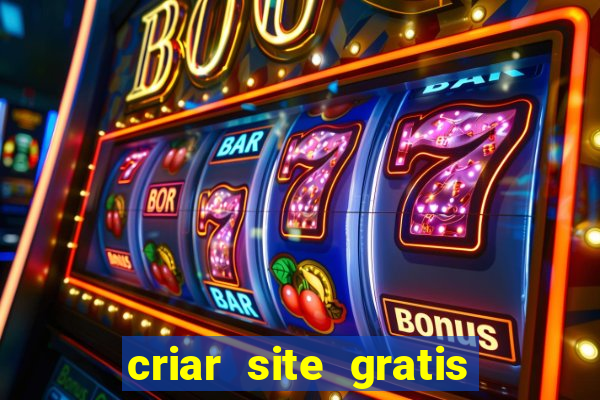 criar site gratis de jogos