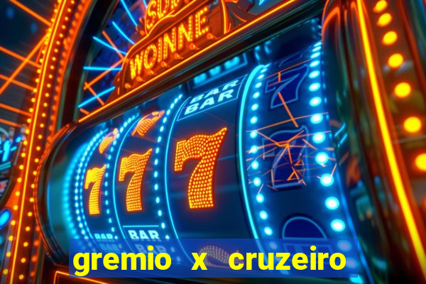 gremio x cruzeiro ao vivo hd