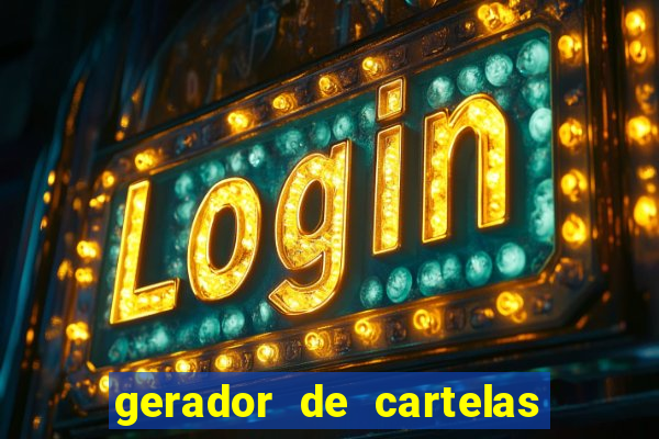 gerador de cartelas de bingo 1 a 99