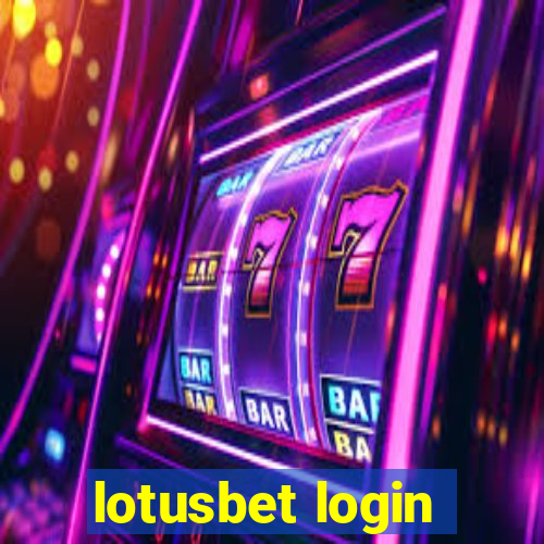 lotusbet login