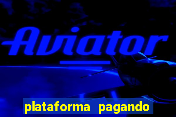 plataforma pagando no cadastro