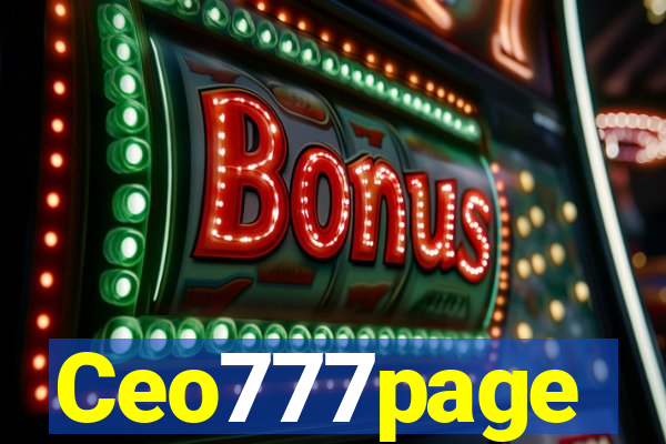 Ceo777page