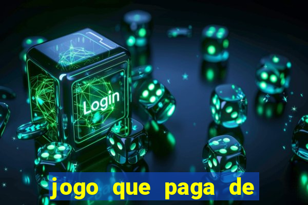 jogo que paga de verdade no pix